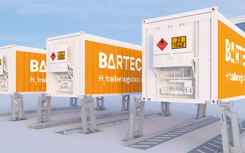 hydrogen storage with BARTEC logo